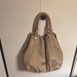 Marc Jacobs Tan Shoulder Bag with Slouchy Design